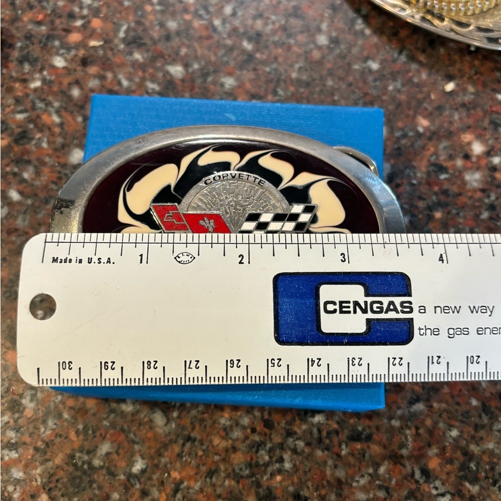Rare vintage 25th anniversary corvette buckle - Picture 5 of 5